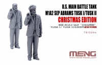 US Main Battle Tank M1A2 Abrams Tusk I / Tusk II SEP - Christmas Edition - 1:35