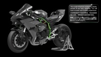 Kawasaki Ninja H2R - Pre colored Edition - 1/9