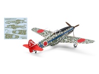 Kawasaki Ki-61-Id Hien - Tony - Silver color plated - inkl. Decals für Tarnmuster - 1:72