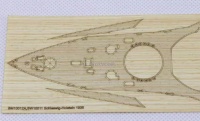 Wooden Deck for 1/350 DKM Schleswig-Holstein 1935 - Trumpeter 05354