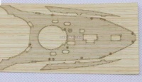 Wooden Deck for 1/350 DKM Schleswig-Holstein 1935 - Trumpeter 05354