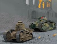 Char. B.1 bis & Renault FT-17 - 1:76