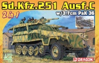 Sd.Kfz. 251 Ausf. C with 3,7cm PaK 36 - 2in1 - 1/72