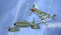 Combat Set - Messerschmitt Me 262 & P-51B Mustang - 1/72