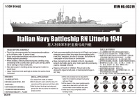 RN Littorio - 1941 - Italienisches Schlachtschiff - 1:350