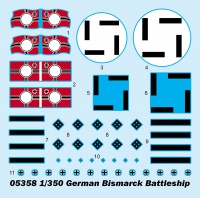 Bismarck - German Battleship - 1/350