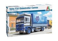 VOLVO F16 Globetrotter Canvas Truck with elevator - 1/24