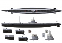 S.M. U-9 - German U-Boat - World War I - 1/72