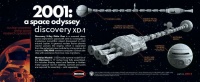 Discovery XD-1 - Nuclear powered deep space research Spacecraft - 2001: a space odyssey / 2001: Odyssee im Weltraum - 1:350