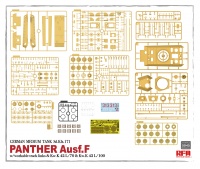 Panzerkampfwagen Panther Ausf. F - KwK 42/L70 & KwK 42/L100 - 1/35