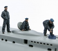 SM U-9 Deck Crew Set / Deck Besatzung - 3 Figuren - 1:72