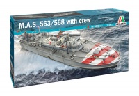 Italian M.A.S. 563 / 568 - with Crew - 1/35