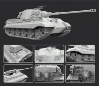 Panzerkampfwagen Tiger Ausf. B / Königstiger - Produktionsturm - 1:72