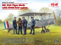 DH. 82A Tiger Moth with WWII RAF cadets - 1:32