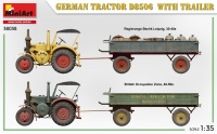 D8506 German Tractor with Trailer - 1/35