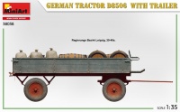 D8506 German Tractor with Trailer - 1/35