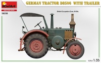 D8506 German Tractor with Trailer - 1/35