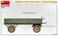 D8506 German Tractor with Trailer - 1/35