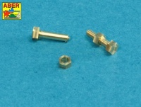 Sechskantbolzen und Muttern - 1,6 x 4,0 mm - 1:16