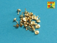 Turned Hexagonal bolts - 1,75 x 2,2mm - 25 pcs. - 1/16