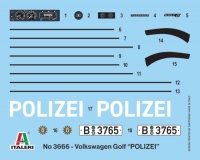 VW Golf Polizei - 1:24