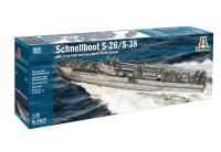 German Schnellboot S-26 / S-38 with 2cm FlaK and Sea Mines / Depth Charges - 1/35