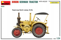 Lanz Bulldog D8506 - Verkehrs-Bulldog mit Dach / Kabine - 1:24