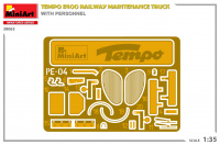 Tempo E400 Railway Maintenance Truck - with Personnel - 1/35