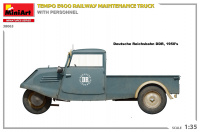 Tempo E400 Railway Maintenance Truck - with Personnel - 1/35