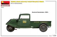 Tempo E400 Railway Maintenance Truck - with Personnel - 1/35