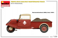 Tempo E400 Railway Maintenance Truck - with Personnel - 1/35