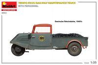 Tempo E400 Railway Maintenance Truck - with Personnel - 1/35