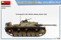 Sturmgeschütz III Ausf. G - March 1943 - Alkett Production - 1/35