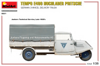 Tempo E400 Hochlader Pritsche - German 3 Wheel Delivery Truck - 1/35