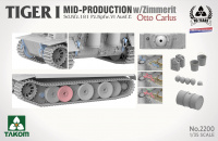 Tiger I - Mid Production with Zimmerit - Otto Carius - Limited Edition - 1/35