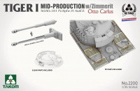 Tiger I - Mid Production with Zimmerit - Otto Carius - Limited Edition - 1/35