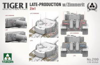 Tiger I - Late Production with Zimmerit - 2in1 - 1/35