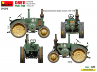 Lanz Bulldog D8511 - Modell 1936 - Traktor / Schlepper - 1:24