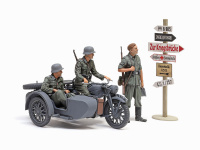 German KS600 Motorcycle & Sidecar - 1/35