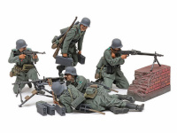 Deutscher MG Trupp - WWII Kriegsmitte - 5 Figuren - 1:35