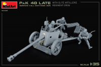 German 7,5cm Anti-Tank Gun Pak 40 - late with Crew - 1/35