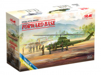 Forward Base - Vietnam - Cobra AH-1G + OV-10A Bronco + Pilots + Ground Personnel - 1/48