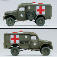 US Ambulance and Towing Tractor - 1/72