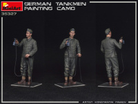 German Tankmen painting camo - 1/35