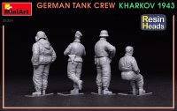 Deutsche Panzerbesatzung Charkiw 1943 - mit Resin Köpfen - 1:35