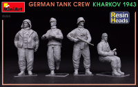 Deutsche Panzerbesatzung Charkiw 1943 - mit Resin Köpfen - 1:35