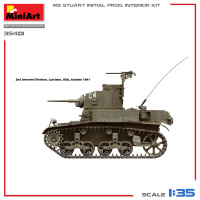 M3 Stuart - Initial Production - mit Interieur - 1:35