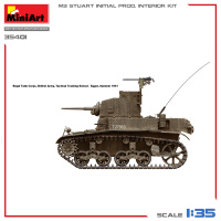 M3 Stuart - Initial Production - mit Interieur - 1:35