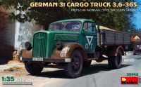 German 3t Cargo Truck - 3,6-36S - Pritsche Normal Type - Military Service - 1/35