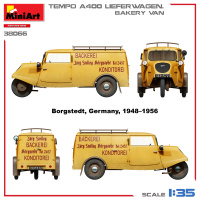 Tempo A400 Lieferwagen - Bakery Van - 1/35